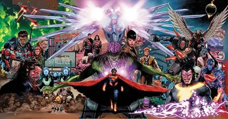 ABSOLUTE SUPERMAN #25 CVR A RAFA SANDOVAL GATEFOLD TRIPTYCH #25
