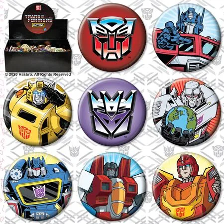 ATA-BOY TRANSFORMERS 144 PIECE BUTTON ASST (NET) #1