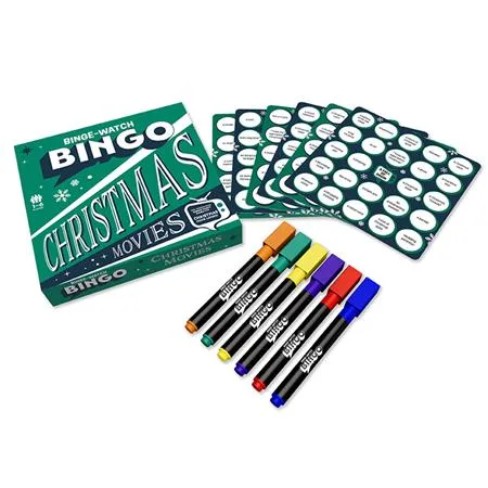 BINGE WATCH BINGO CHRISTMAS MOVIES #1