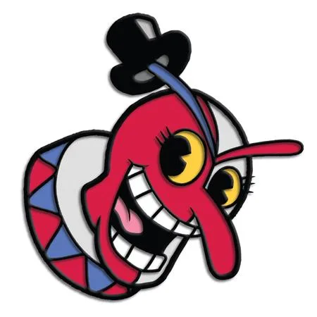 CUPHEAD BEPPI ENAMEL PIN BADGE #1