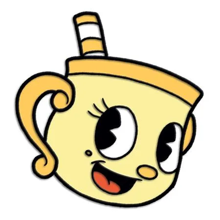CUPHEAD MS CHALICE ENAMEL PIN BADGE #1