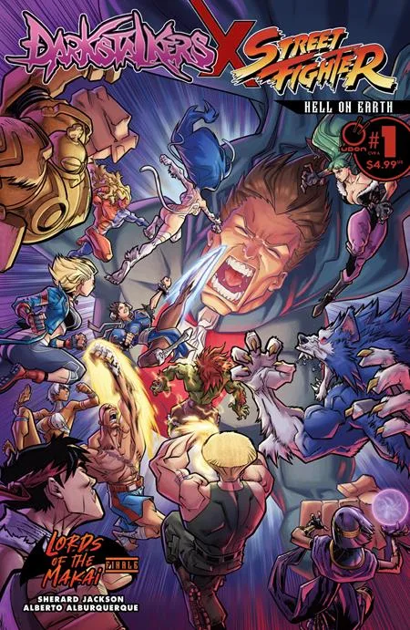 DARKSTALKERS X STREET FIGHTER HELL ON EARTH #1 (ONE SHOT) CVR A ALBERTO ALBURQUERQUE #1