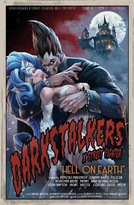 DARKSTALKERS X STREET FIGHTER HELL ON EARTH #1 (ONE SHOT) CVR C DRAX GAL VAR #1