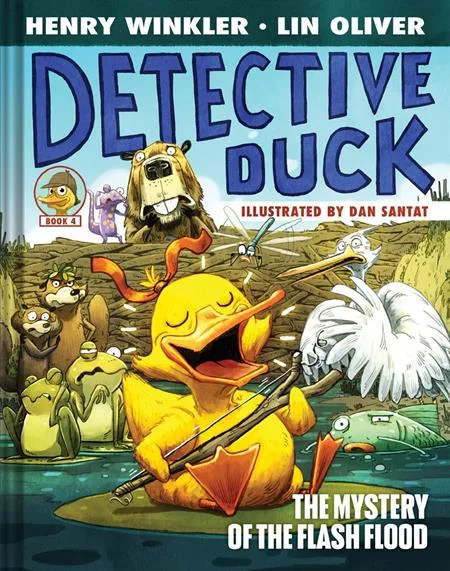 DETECTIVE DUCK ILLUSTRATED NOVEL HC VOL 04 THE MYSTERY OF THE FLASH FLOOD #4