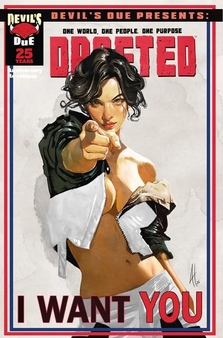 DEVILS DUE PRESENTS DRAFTED #1 (ONE SHOT) CVR B JOEL H HERRERA VAR #1
