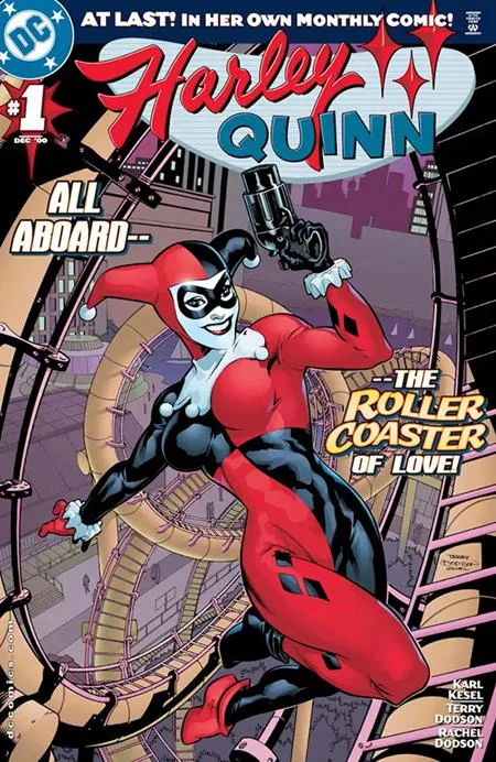 DF HARLEY QUINN #1 FACSIMILE EDITION SIGNED BY TERRY & RACHEL DODSON #1
