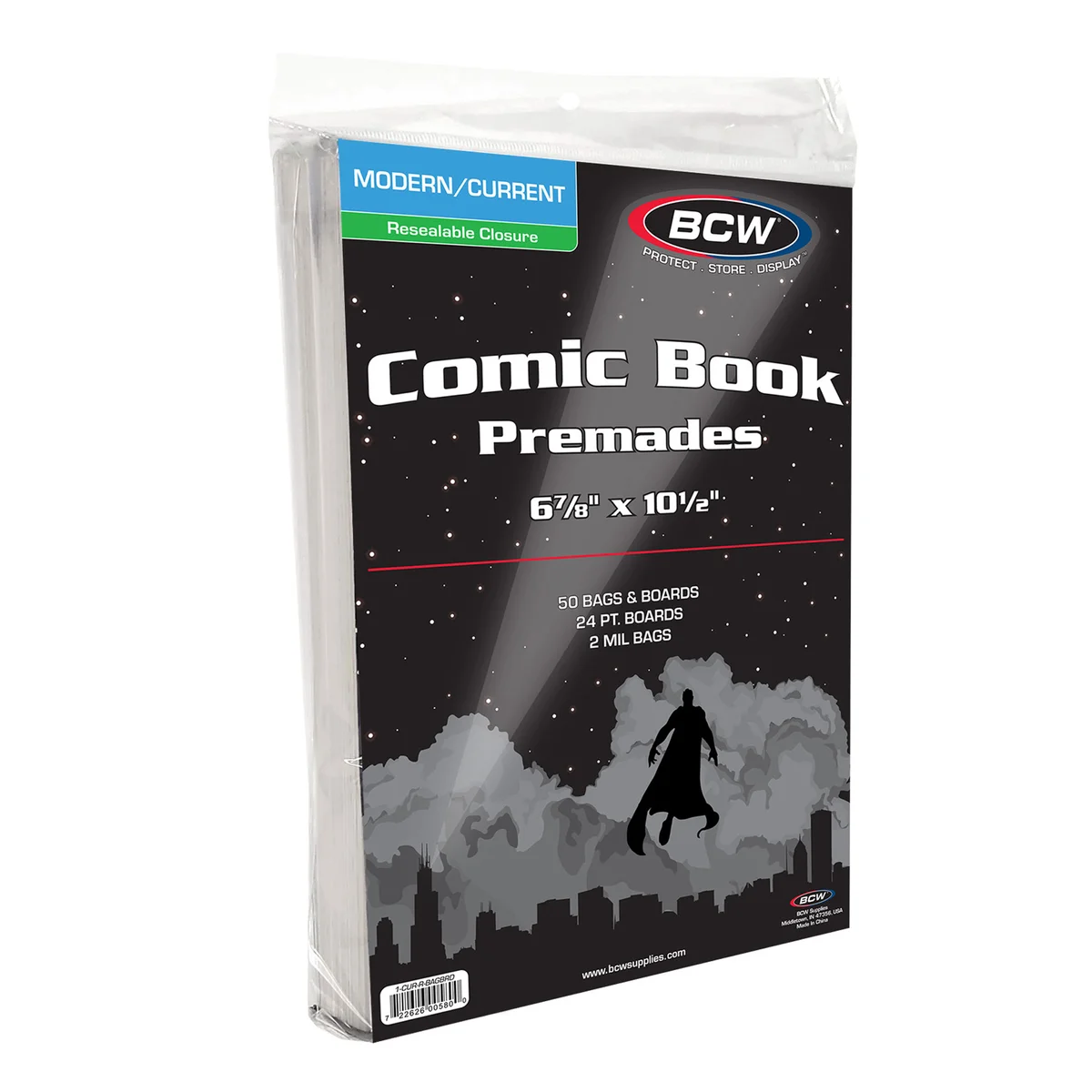 Resealable Current/Modern Comic Bags