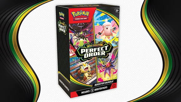 Pokémon TCG: Mega Evolution-Perfect Order Booster Bundle (6 Packs)