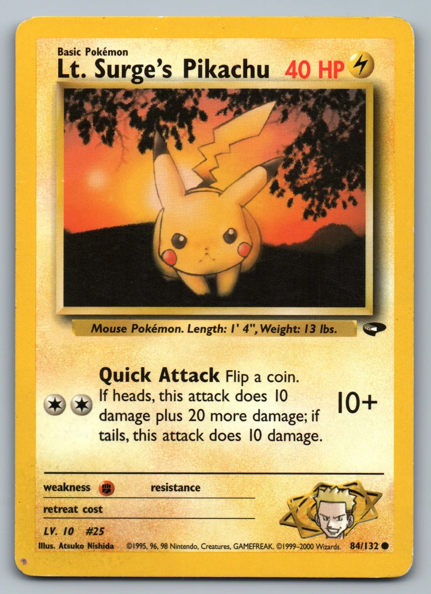 Lt. Surge's Pikachu