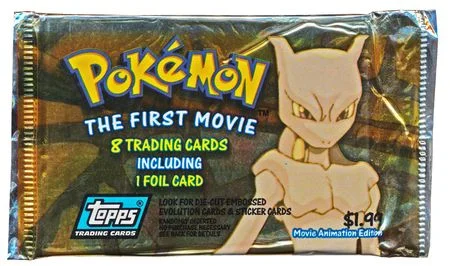Topps The First Movie - Animation Edition - Booster Pack (Sealed Blue)